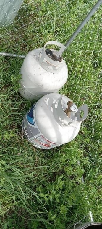 Empty propane tanks