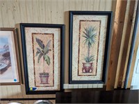 2 Framed Palm Tree Prints