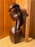 MCM Hand Carved Wooden Sculpture