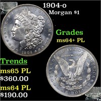 1904-o Morgan Dollar $1 Grades Choice Unc+ PL
