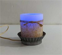 Primitive Electric Candle with Blue Light Works