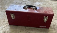 Red Tool Box Inc Contents, Hand Saw,