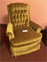 Vintage Gold Swivel Chair
