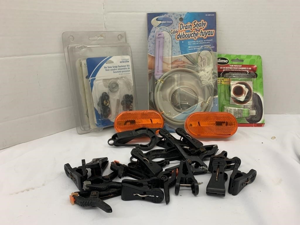 Ratchet Straps, Clamps, Tube Patch Kit and More