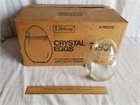 Libbey Glass Eggs 6pcs