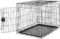 Amazon Basics Foldable Metal Wire Dog Crate with T