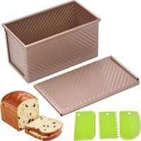 WFF8155  LIMICAR Loaf Pan, 9x4 in, Non-Stick, Gold