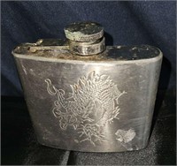 decorative flask- metal