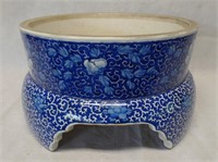 Antique Japanese Porcelain Hibachi Bowl Stand