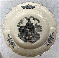 Capitol building collector plate