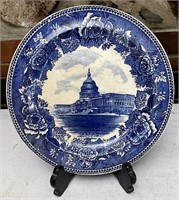 US Capitol collector plates flow blue