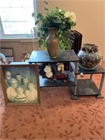 Tv Stand With Decorations