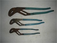 Channel-Lock Pliers - 10,12 & 16 inch