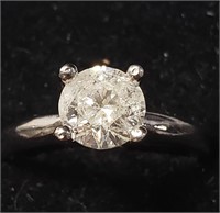 $4400 10K  Diamond (0.85Ct,I2,F) Ring