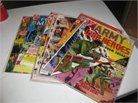 Lot of Vintage Military Comic Books