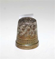 Charles Horner silver thimble