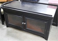 Big Screen TV Stand / Storage Cabinet Glass Door