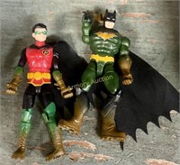 BATMAN AND ROBIN ACTION FIGURINES