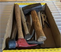 TRAY OF HAMMERS