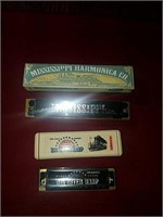 Two harmonicas