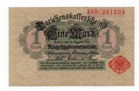 1914 Germany 1 Mark Note