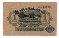 1914 Germany 1 Mark Note