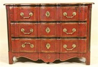 MAITLAND-SMITH PAINTED LEATHER CHEST OF DRAWERS