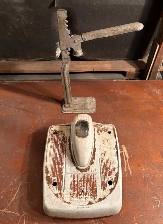 Vintage Bathroom Scale and Bottle Capper