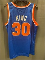 Autographed Bernard King Knicks Jersey