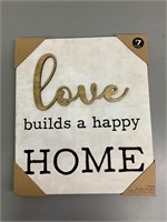 Love Builds a Happy Home