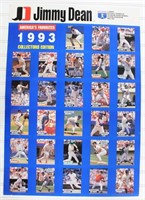 Jimmy Dean 1993 Collectors Edition Sheet