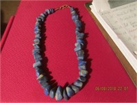 Raw Blue Lapis 18 in. Necklace