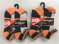 12 New Pair Dunlop Sport Ladies Size 9-11 Socks