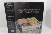 Crofton 5qt. Buffet Server & Warming Tray