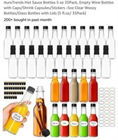 MSRP $28 35 Pack Bottles with Caps