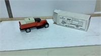 Truck with stake pockets bank with box