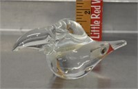 Arte Murano ICET glass Toucan, chipped tail