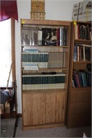 Book Shelf including books, jewelry box, Time Life