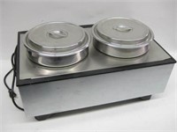 Double Food Service Soup Warmer