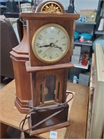 United Mini Grandfather Style Clock