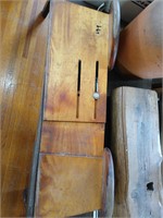Vintage Wooden Table Wood Vise