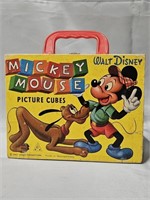 VINTAGE MICKEY MOUSE PICTURE CUBES- ORIGINAL