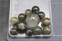 Bag Of Garden Quartz Spheres, 2oz