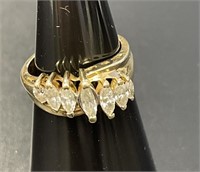 14 KT Seven-Diamond Ladies Ring