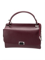 Cartier Burgundy Leather Silver-tone Shoulder Bag