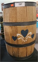Vintage wooden barrell