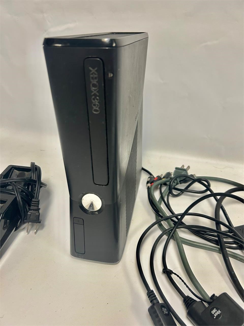 Xbox 360 console. With power cords.