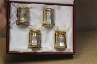 2 Sets Cartier Salt and Pepper Sterling Shakers