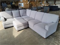 Thomasville - 3 Piece Grey Fabric Sectional