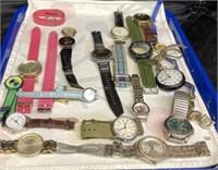 WATCHES LOT /  SOME PARTS & PCS ;/ JEWELRY